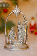 Metallic Nativity Scene